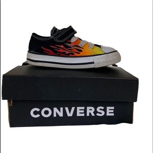 Converse Toddler Chuck Taylor All Star Archive Flames. Size 6